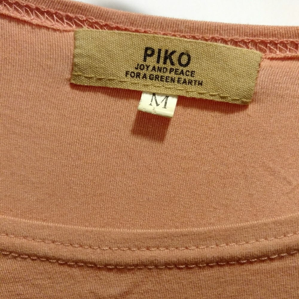 SOFT Piko peach long top